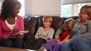 social worker children family