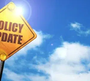 sign saying policy update argus adobestock 138566941